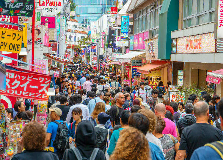 Плотность населения Японии - 127 миллионов человек