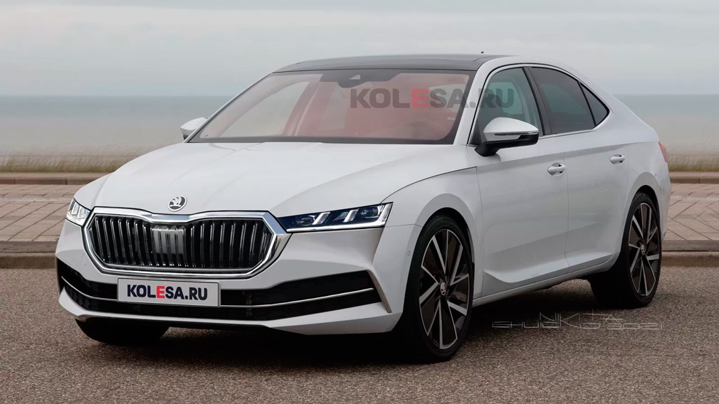 Skoda Superb нового поколения. Рендеры: «Колеса.ru»