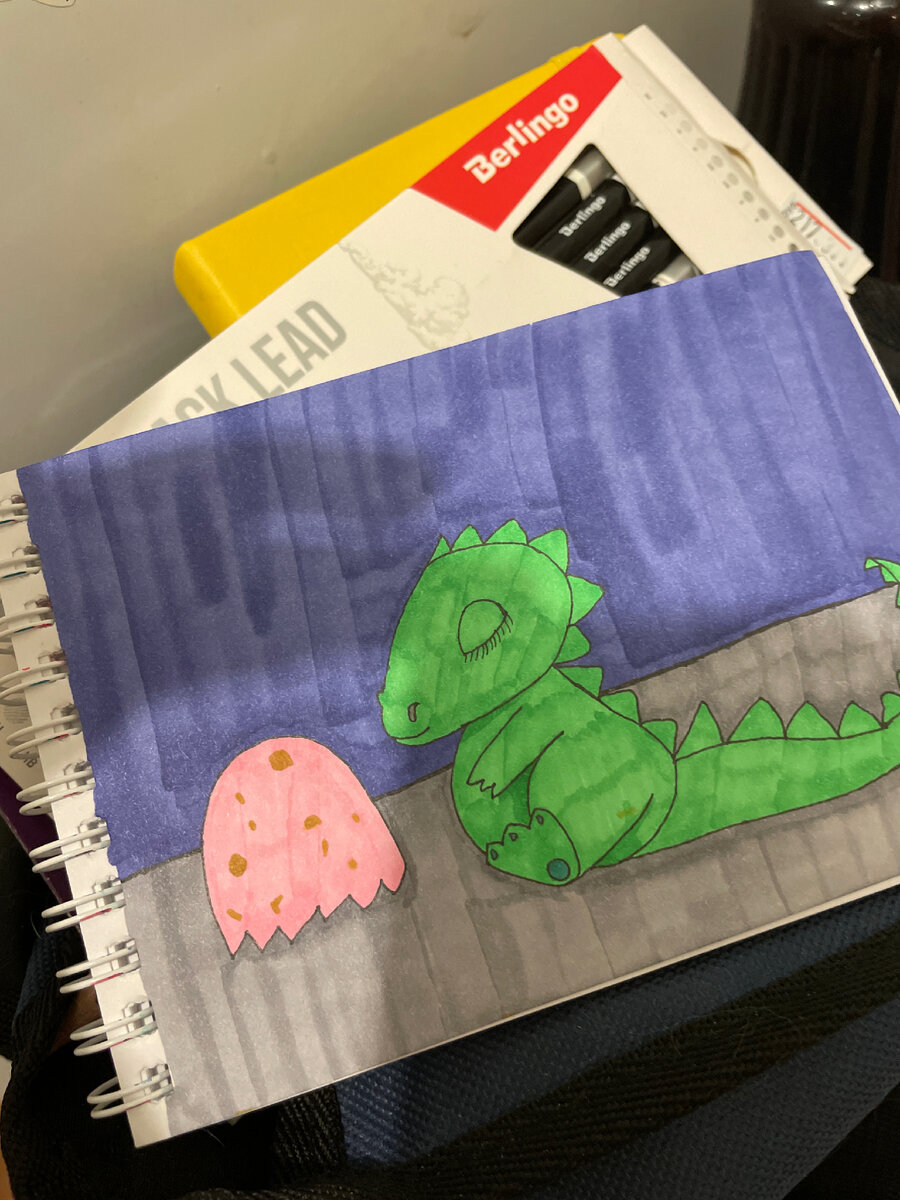 4e января. Уже выдержка из собственной головы, навеянная предыдущим дракончиком