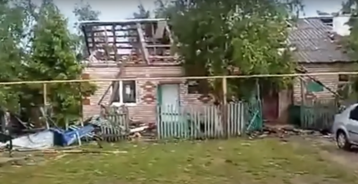 Торнадо в Татарстане Черемшанский район 2017 год.