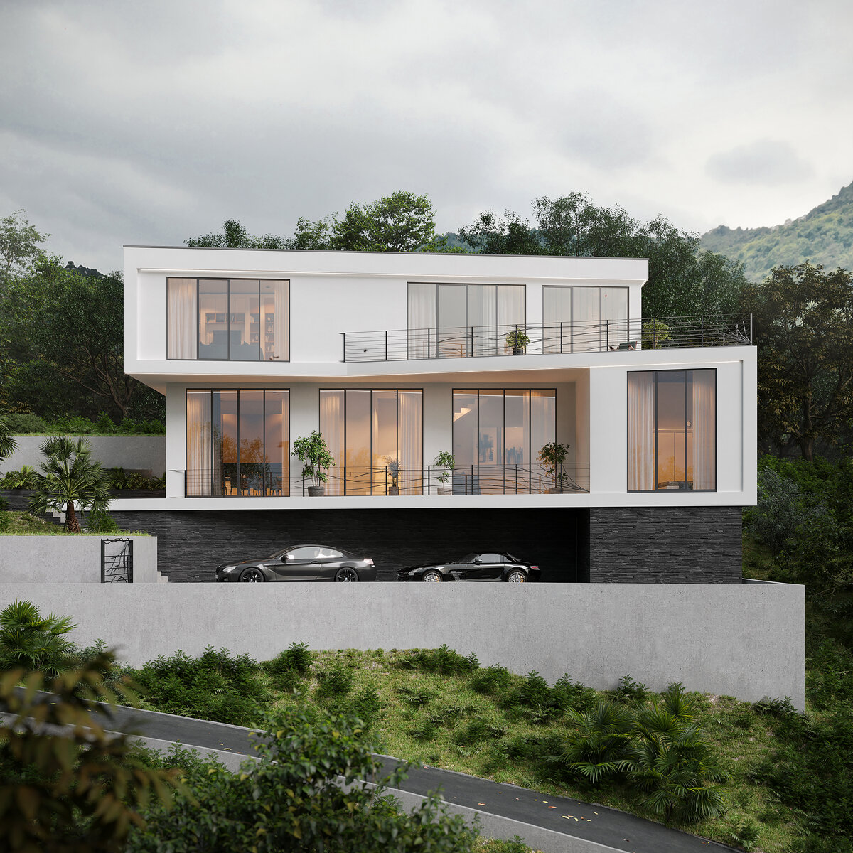 Проект дома в Сочи. Архитектор Денис Шибанов