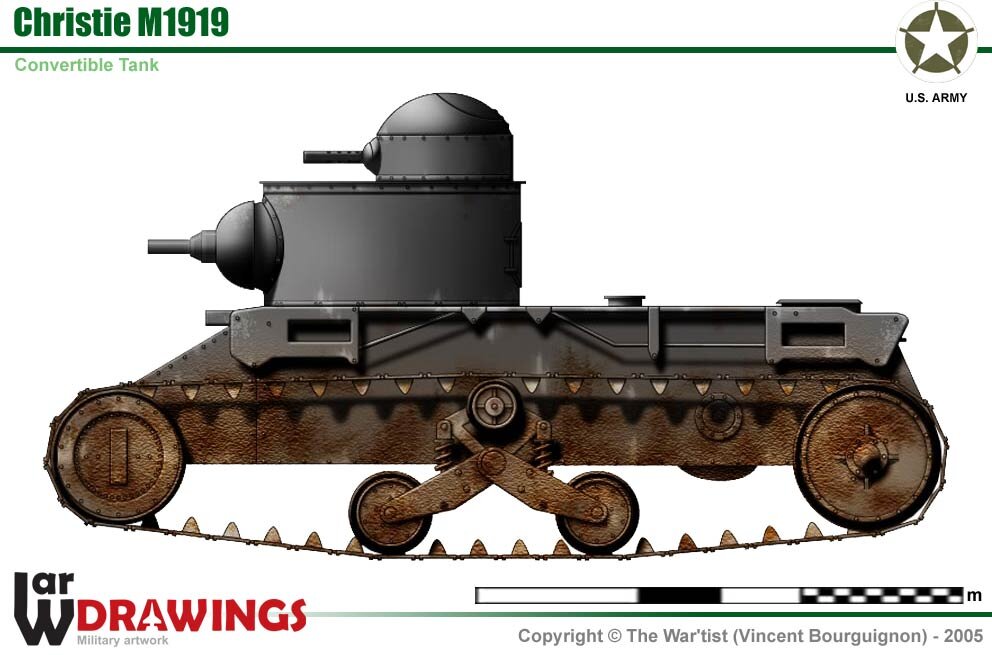 Танк Кристи образца 1919 г. 