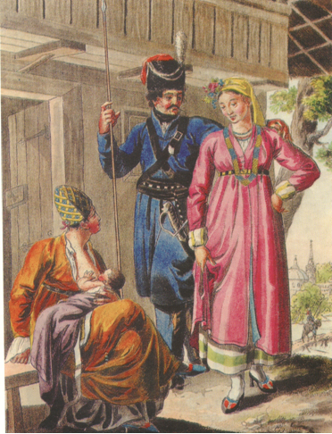 Жители города Черкасска Земли донских казаков. Рис. 1803 г.