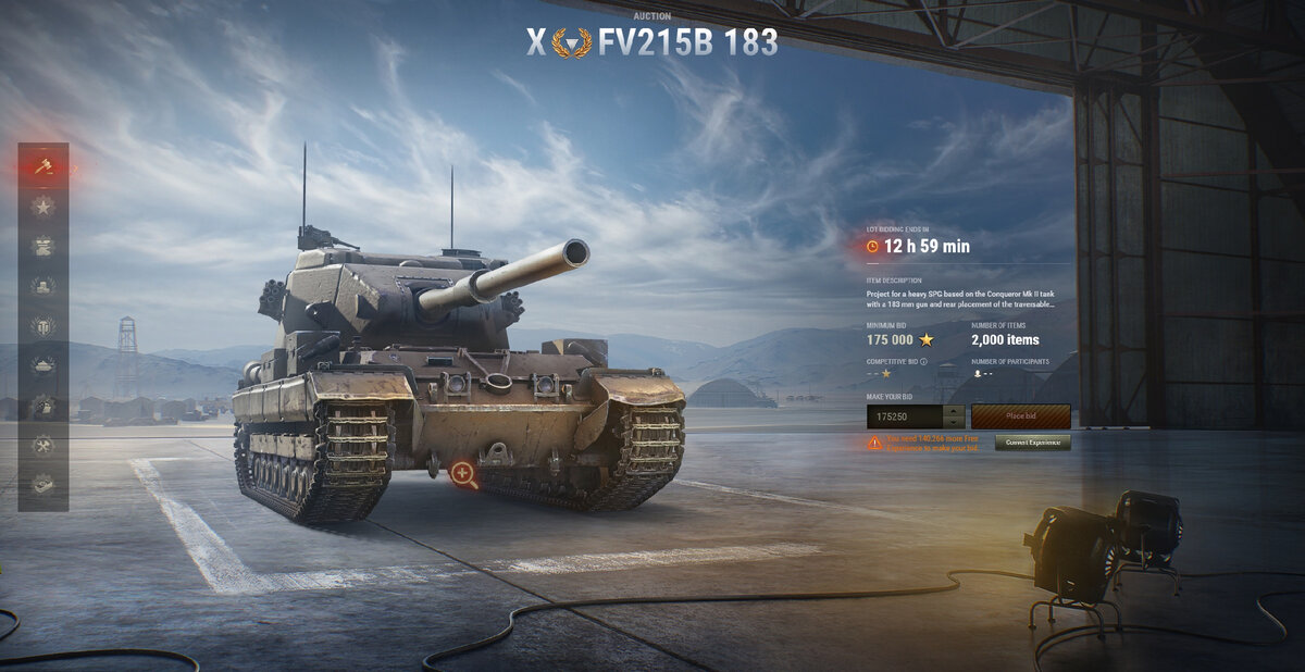 Азия Лот: FV215b (183). 