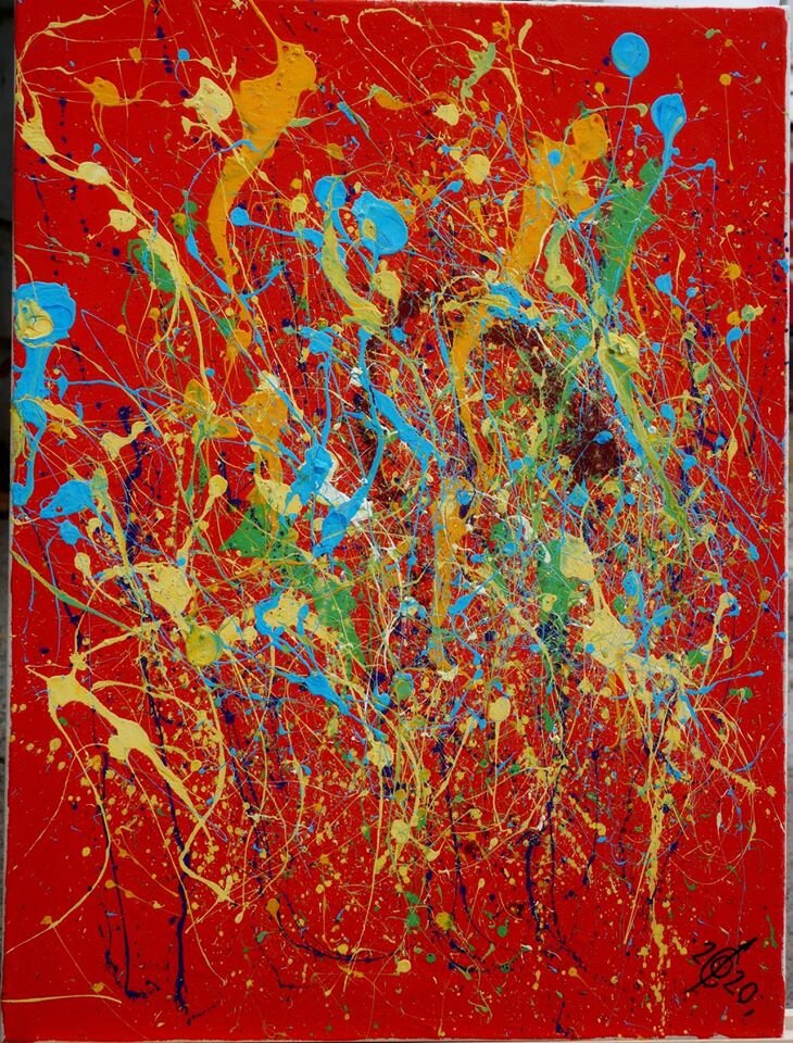 50   Феликс Смирнов Фламенко 80х60 холст акрил 2020 г 5 000