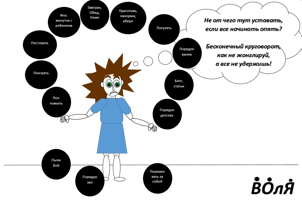 Мамины будни - маловато будет, маловато. А где погладить и за продуктами сходить?