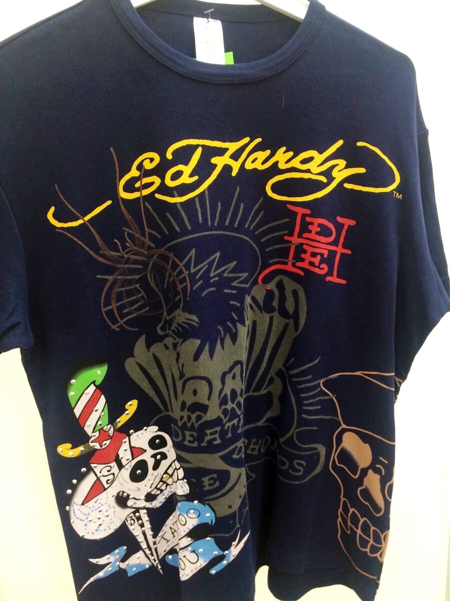 Футболка Эд Харди для фанатов стиля. Галерею листаем))