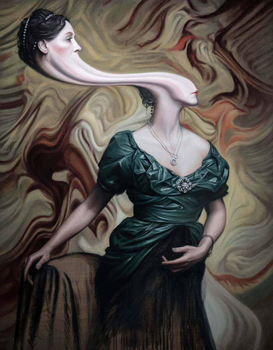 Бэн Эштон. Портрет жены — Фионы Гарден.