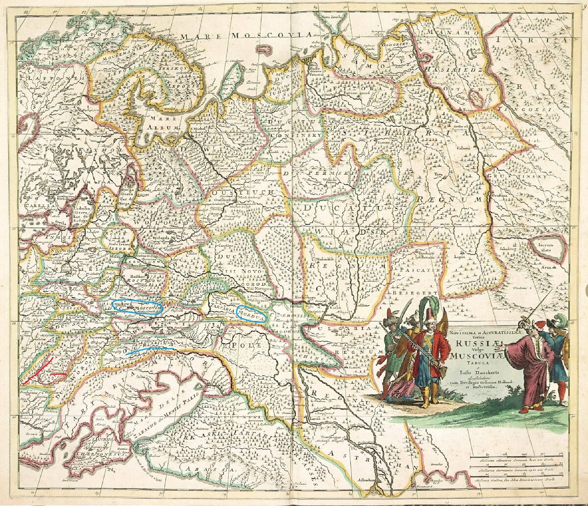 Карта 1630 года
