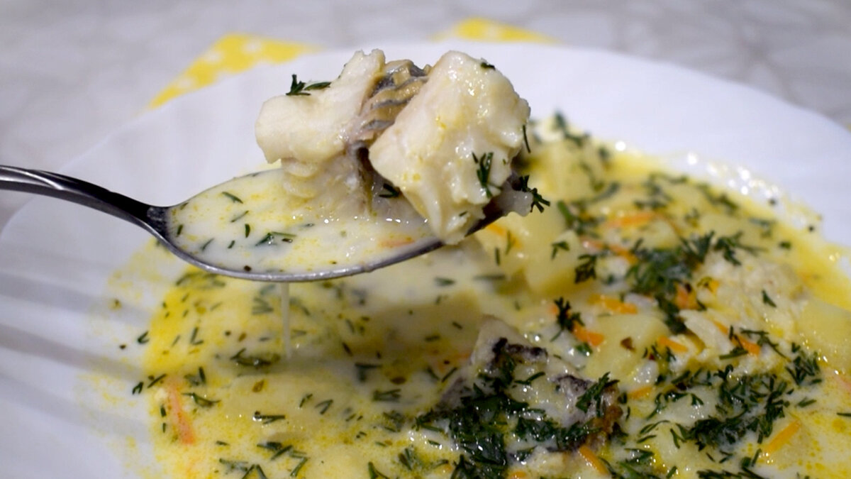 Сырный суп с плавленым сыром