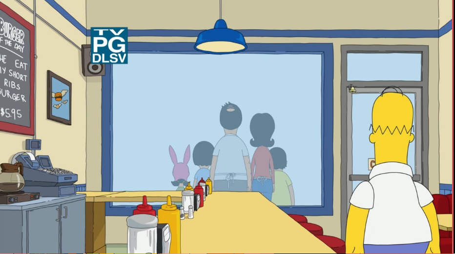 М/с Закусочная Боба (Bob’s Burgers, телеканал Fox) //Фрагмент сериала Симпсоны, s30e03