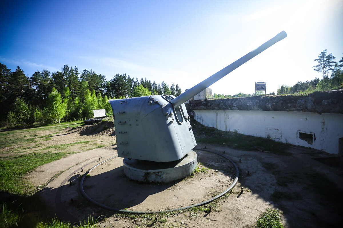 130-мм морское орудие Б-13, форт «Красная горка»