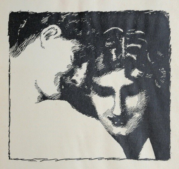 Иллюстрация Модеста Дурнова к переводу "Портрета Дориана Грея" Анны Минцловой. (М., 1906, Книгоиздательство «Гриф»)