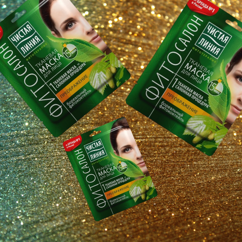 Тканевая маска от "Чистая линия"