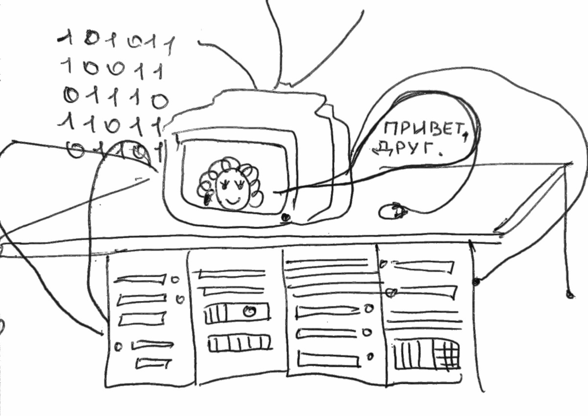 Мой дизайнер болеет. Рисую сам. Именно поэтому перепутал телефон с компьютером