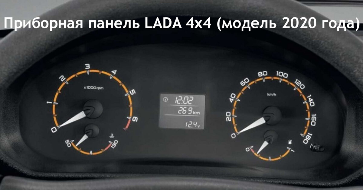 Возможный вид панели новой Chevrolet NIVA