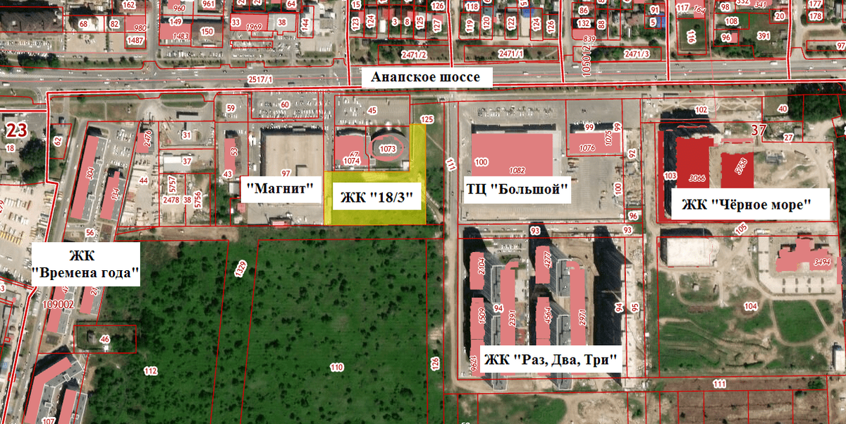 Расположение ЖК «18/3»