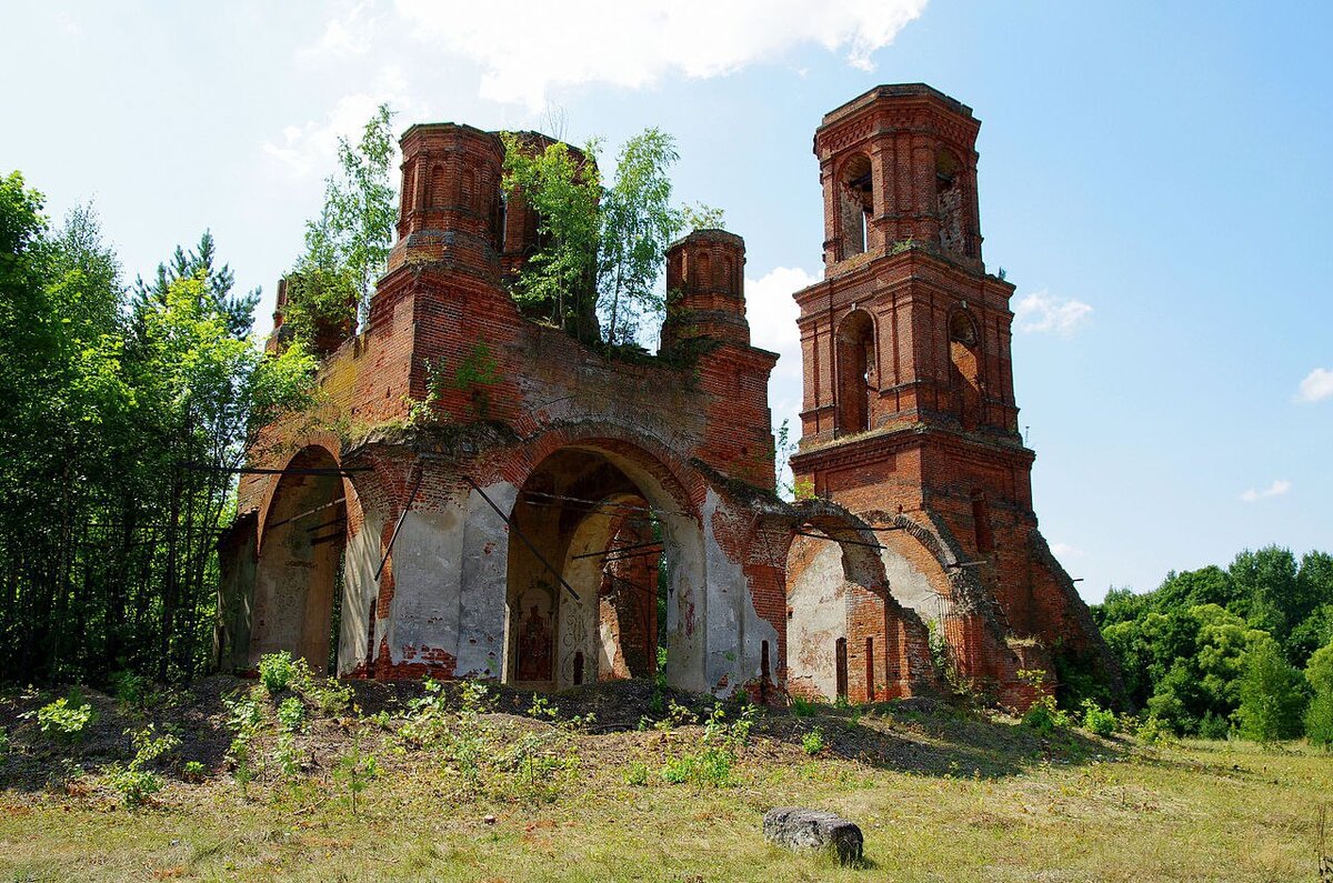 Урочище Ялмонт. Руины храма Николая Чудотворца. Источник: Яндекс. Картинки.