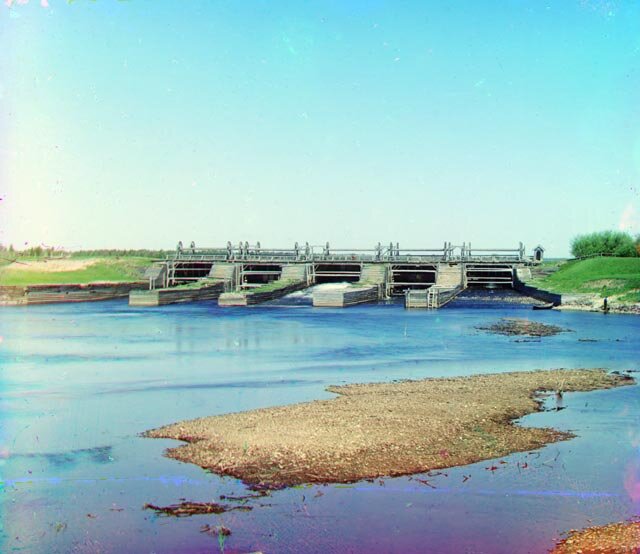 Верхневолжский бейшлот. Фото Прокудина - Горского. Начало ХХ века