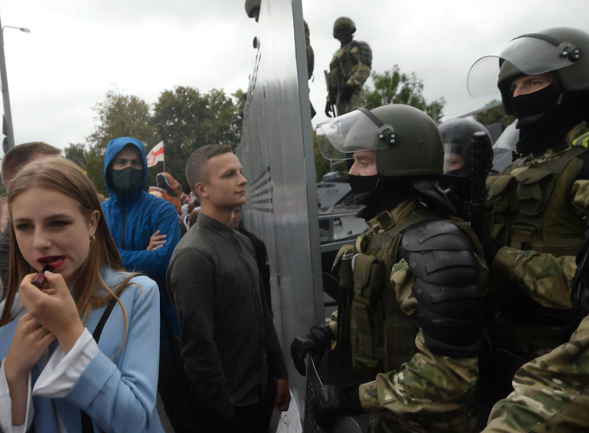 протест в Минске