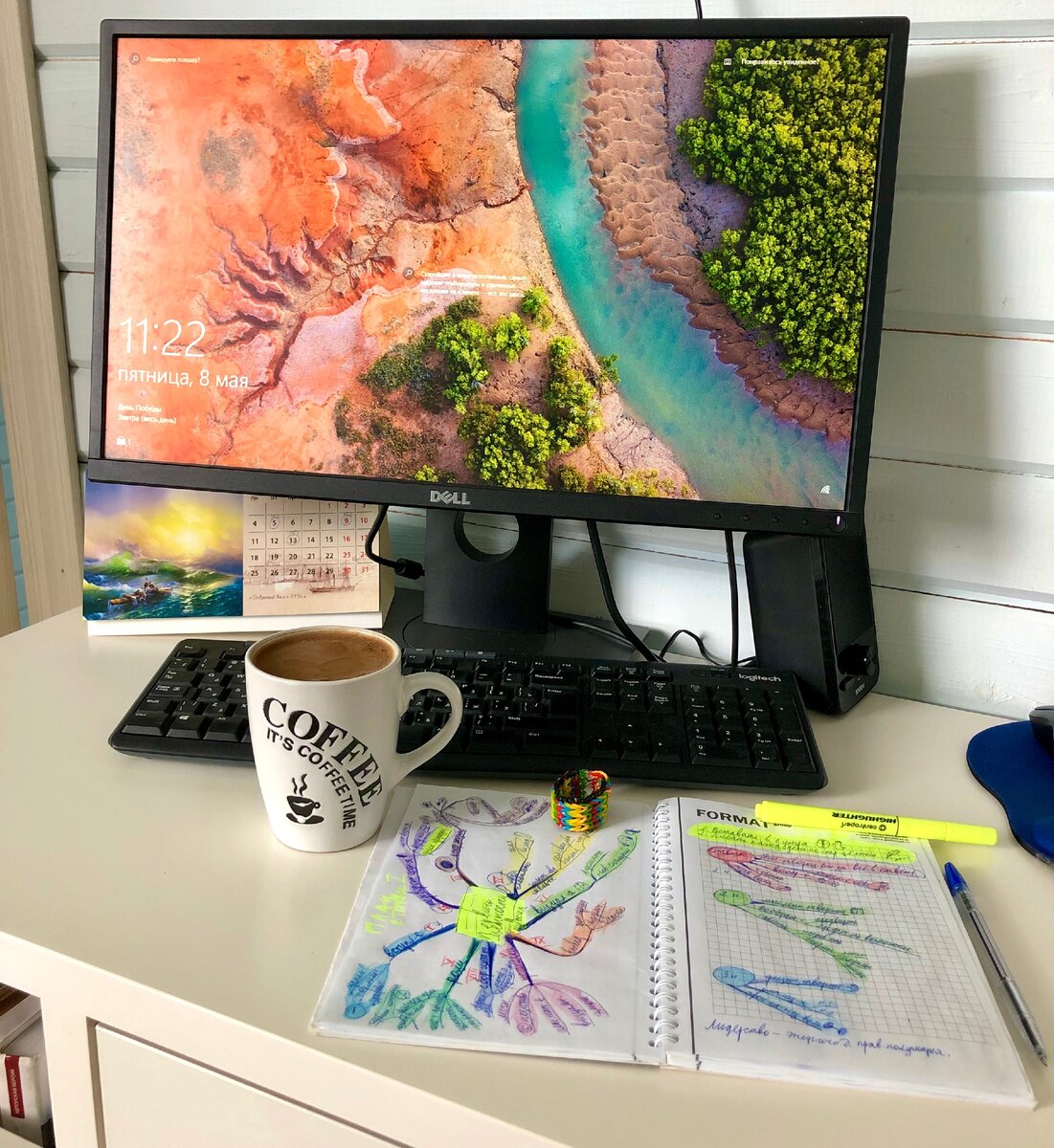 Планируем. Фото из личного архива, 2020