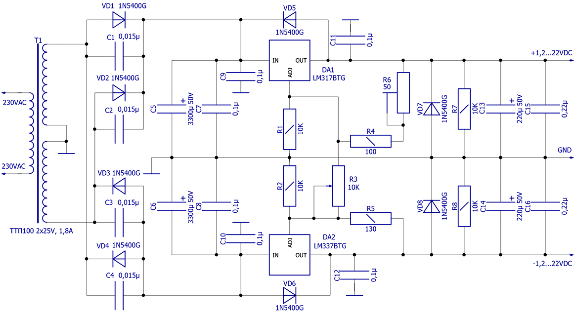 Двухполярный блок питания с регулировкой. Двухполярный блок питания на lm317 и lm337. Двухполярный регулируемый блок питания на lm317 и lm337. Двухполярный блок питания на lm317 и lm337 схема. Lm317 lm337 блок питания.