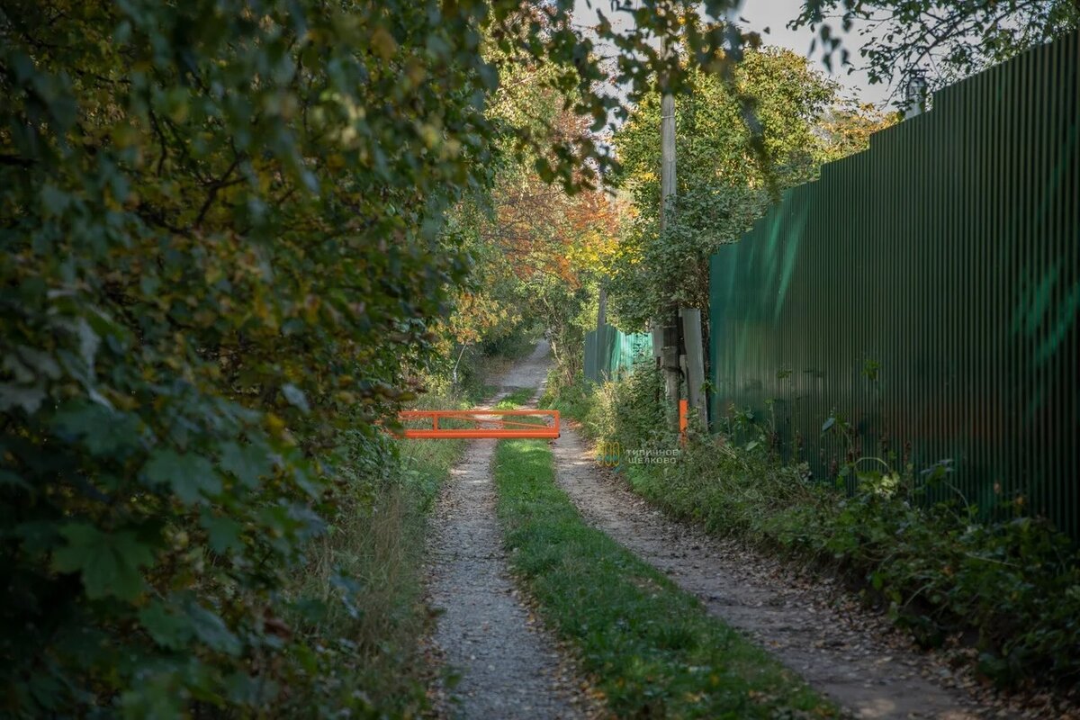 Установленный шлагбаум