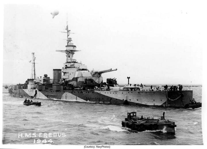 HMS Erebus 1944г.