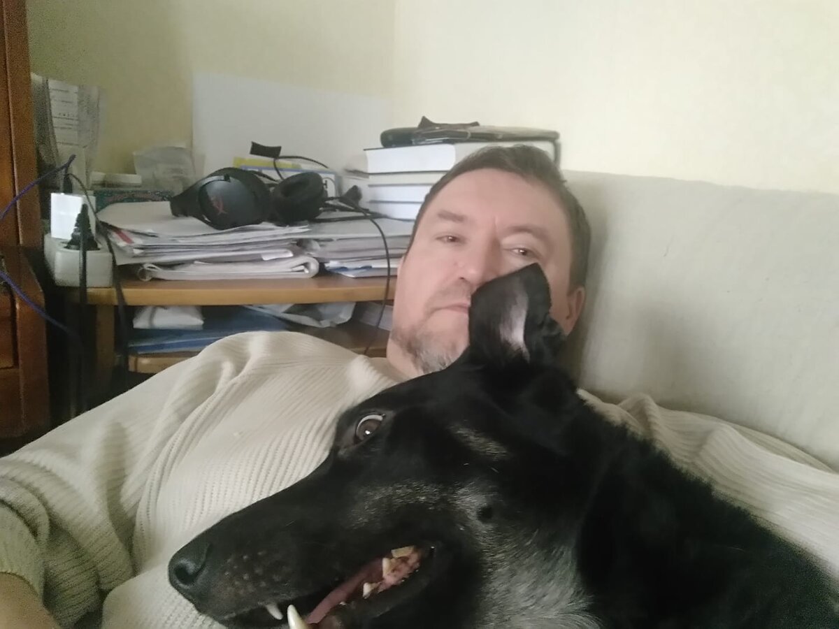 Карна встретила меня с больницы