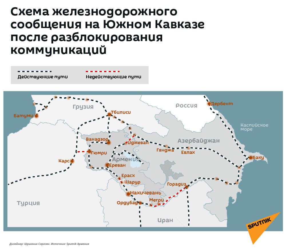 Карта железных дорог азербайджана на русском языке с городами подробная