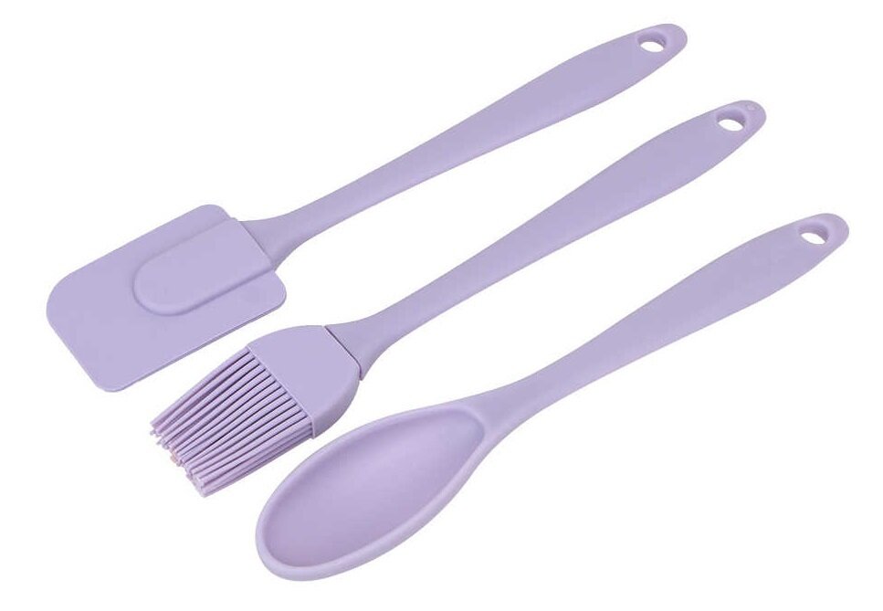 Вот такая силиконовая лопатка. Она не царапает антипригарное покрытие