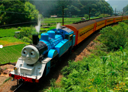 Теперь вы можете ездить на настоящем поезде «Томас Паровозик» в Японии