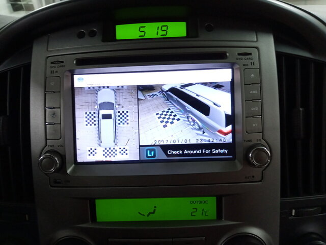 Установка системы кругового обзора на HYUNDAI GRAND STAREX 