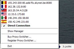 Proxy Switcher - анонимность в сети