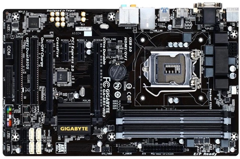 Материнская плата от GIGABYTE.