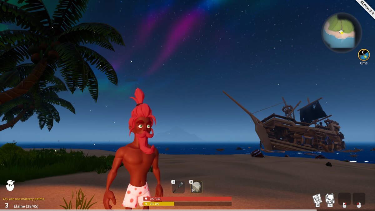 Так выглядит мой случайно выданный на время теста персонаж :)