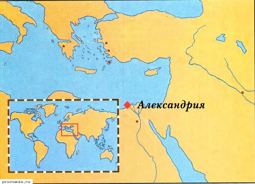 Карта побережья Средиземного моря