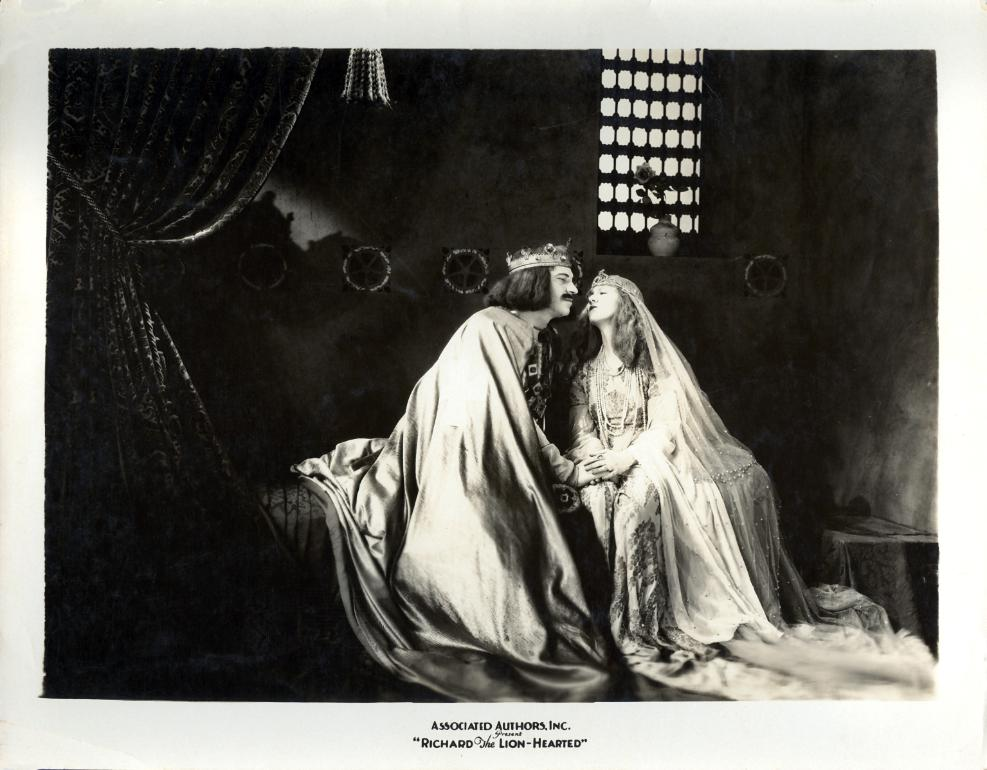 Ричард и Беренгария в фильме «Richard the Lion-Hearted» 1923 года
