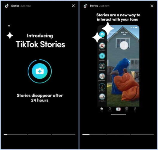 TikTok stories