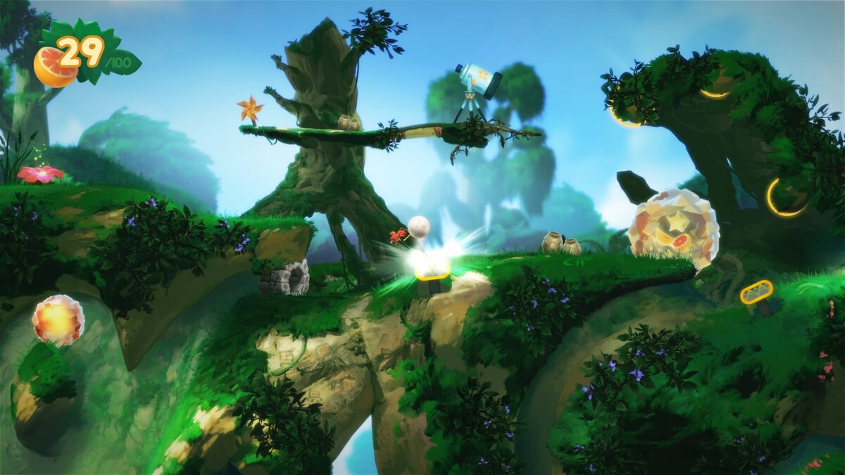 Флиппер отправляет муравья в полет.