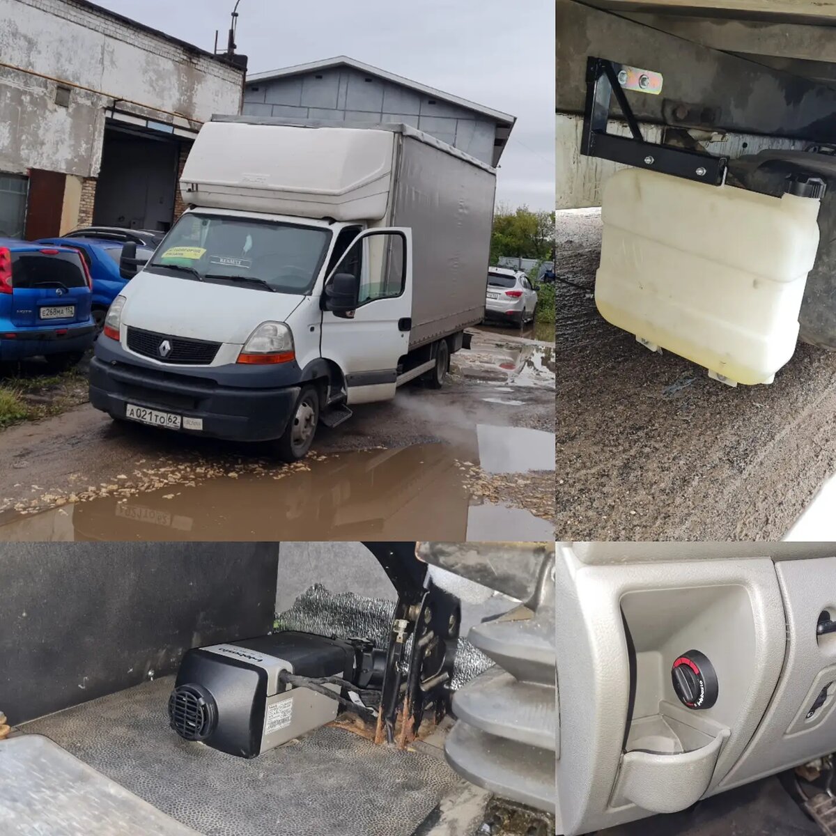 Установка Вебасто Рено Маскотт 