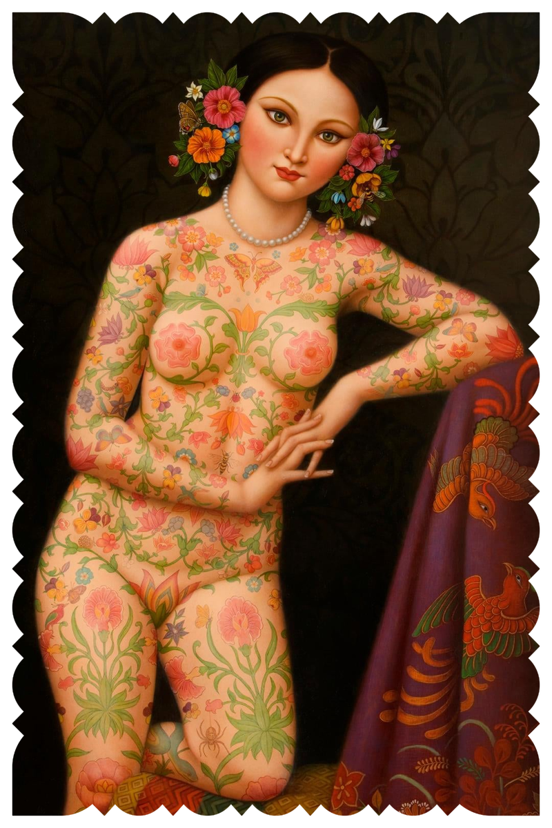 © Colette Calascione Татуированная девушка.