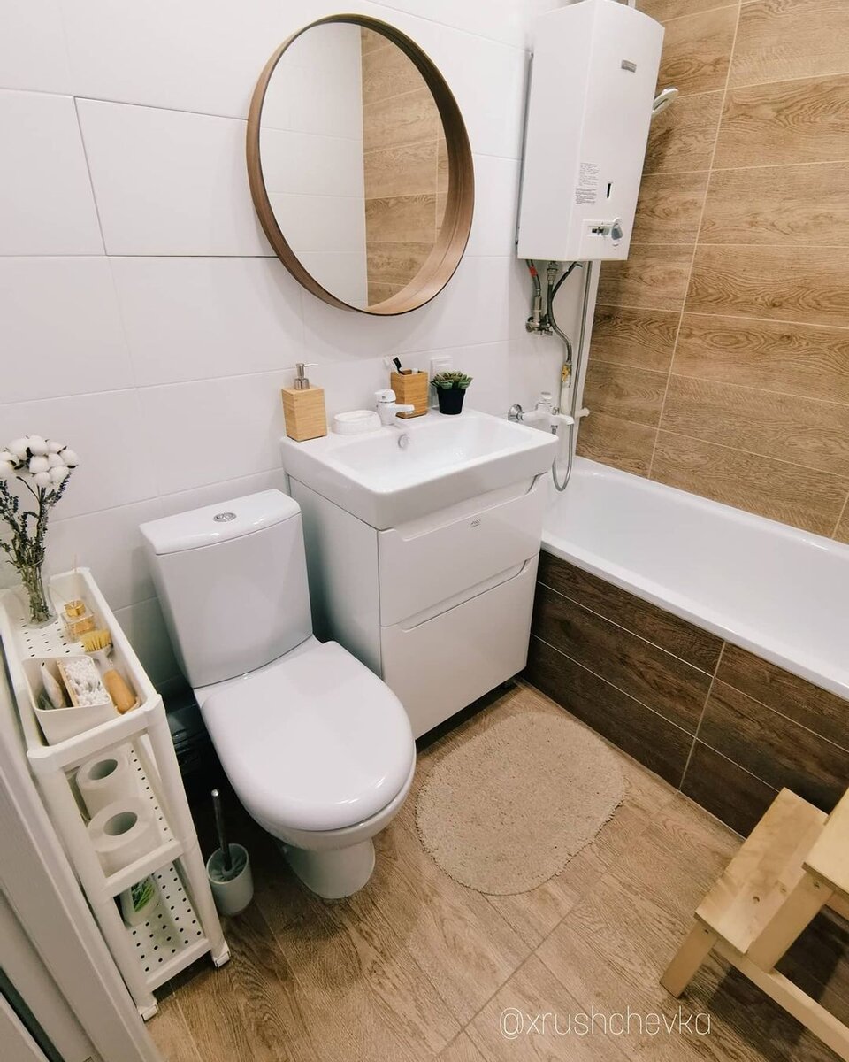 Ванная комната в хрущевке — идеи дизайна с фото | Мастер | Дзен