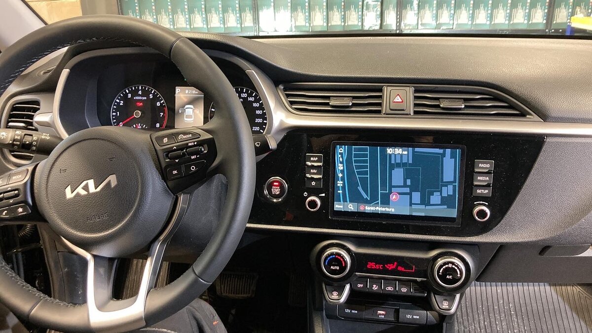 Kia Rio + штатная магнитола Android