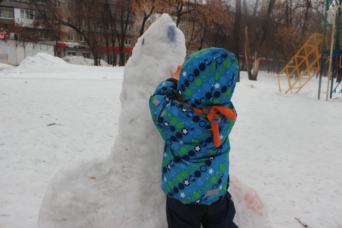 Ракета из снега