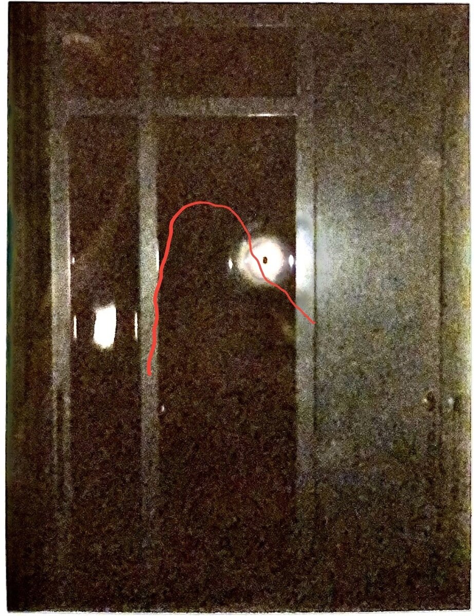 Призрачный силуэт снятый нами на полароид 