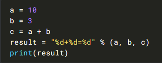 Форматирование строк в Python