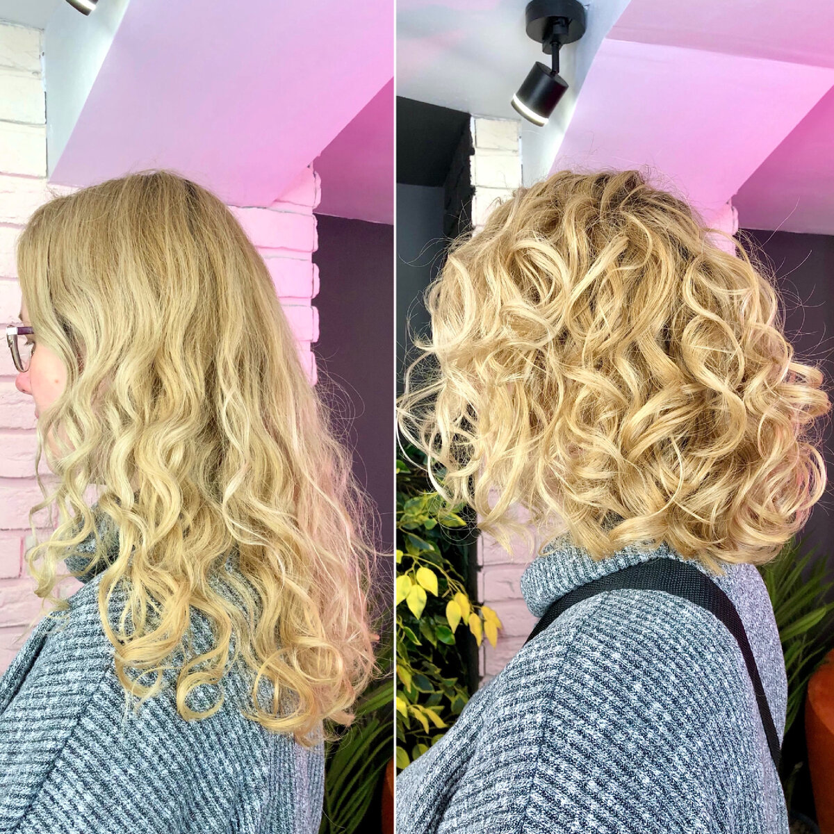 Более короткая и каскадная стрижка не допускает распрямления волн под собственным весом🌀