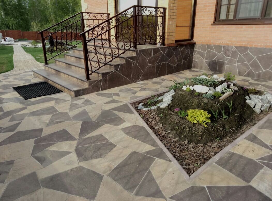 Мощение и облицовка в технике Терраццо