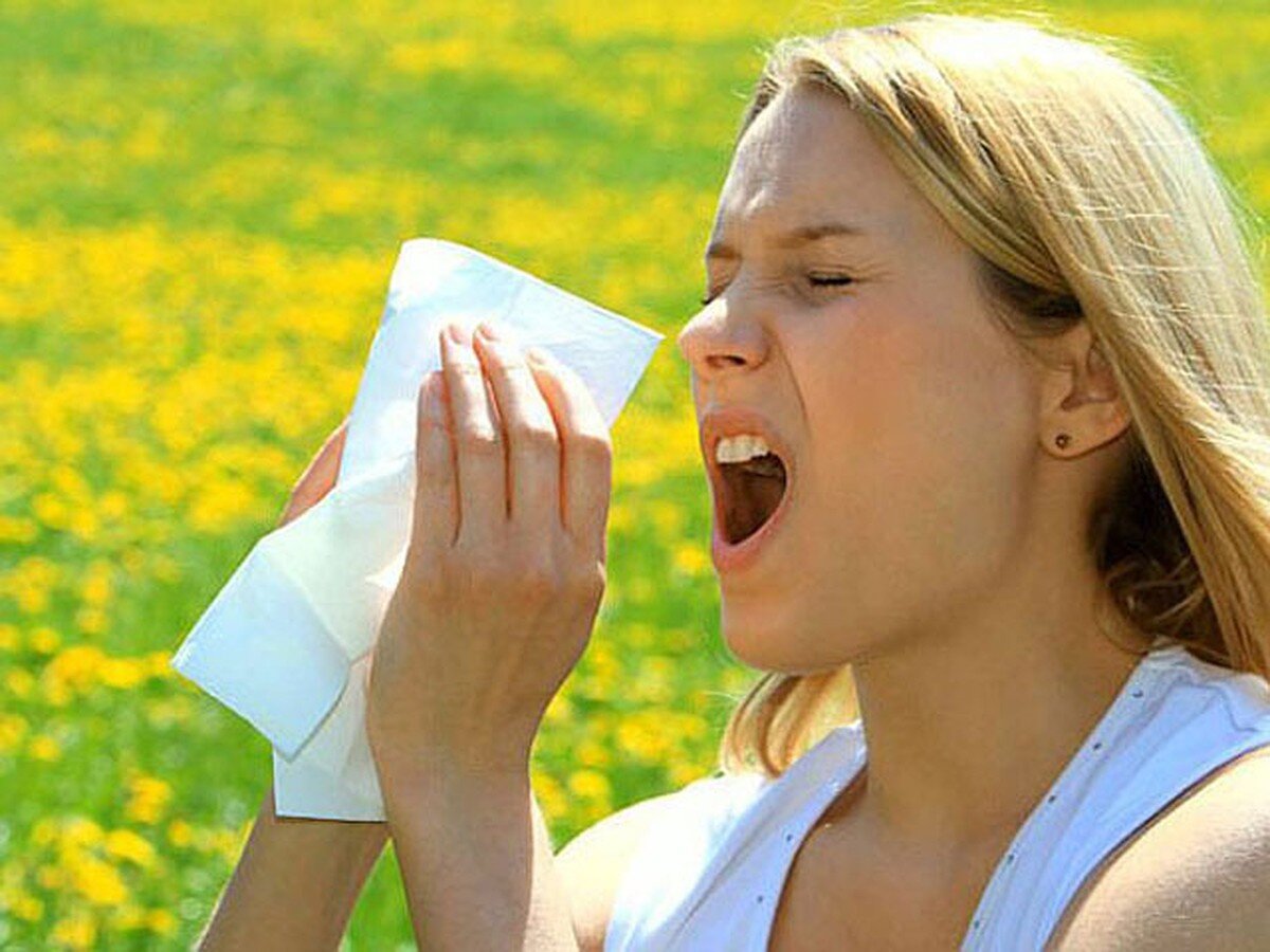 Аллергия чихание
